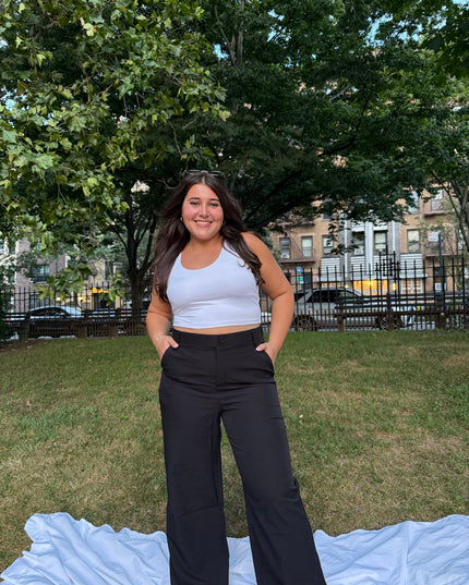 On The Go Wide Leg Trousers