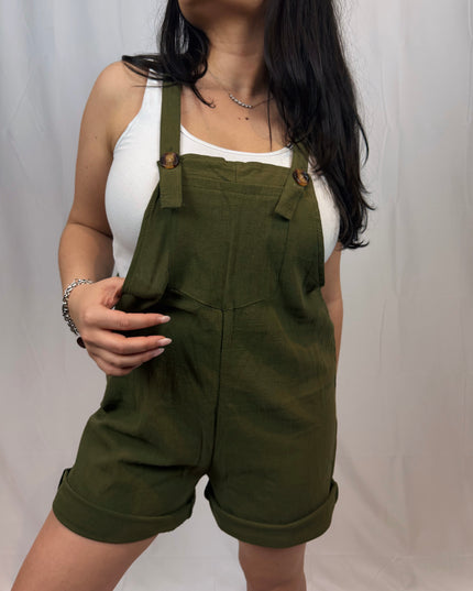 Raina Overall Romper
