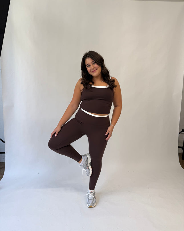 Contrast Double Layered Tank Top