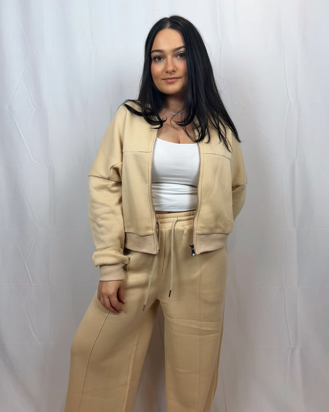 Lela Zip Up Bomber Jacket