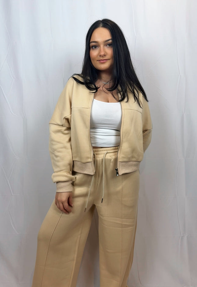 Lela Zip Up Bomber Jacket