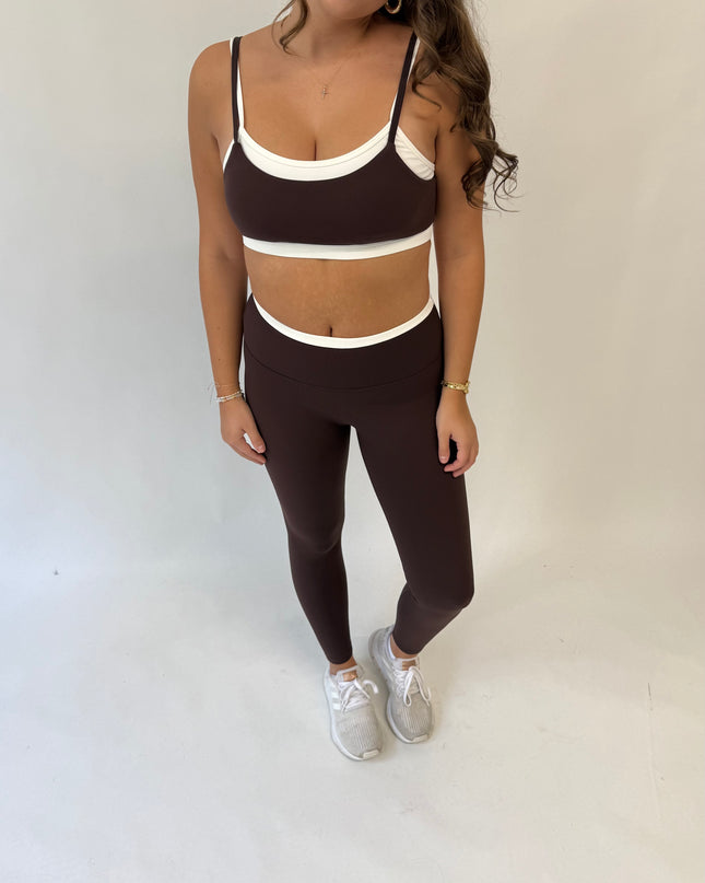 Contrast Binding Legging