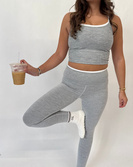 Contrast Binding Legging