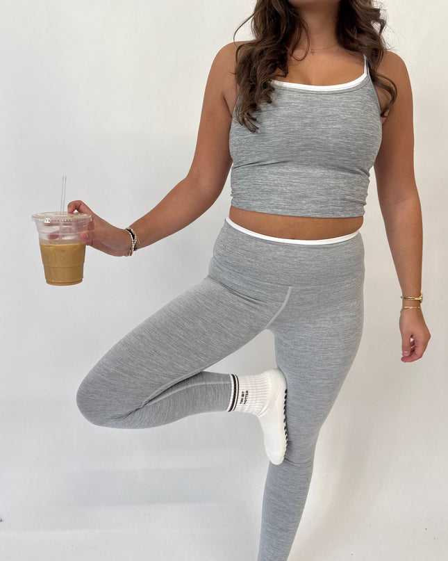 Contrast Binding Legging