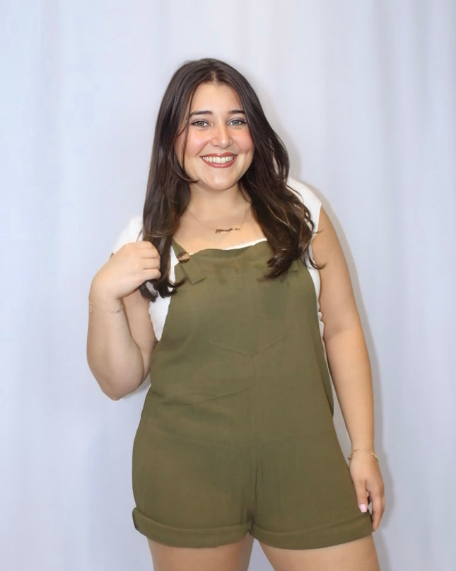 Raina Overall Romper