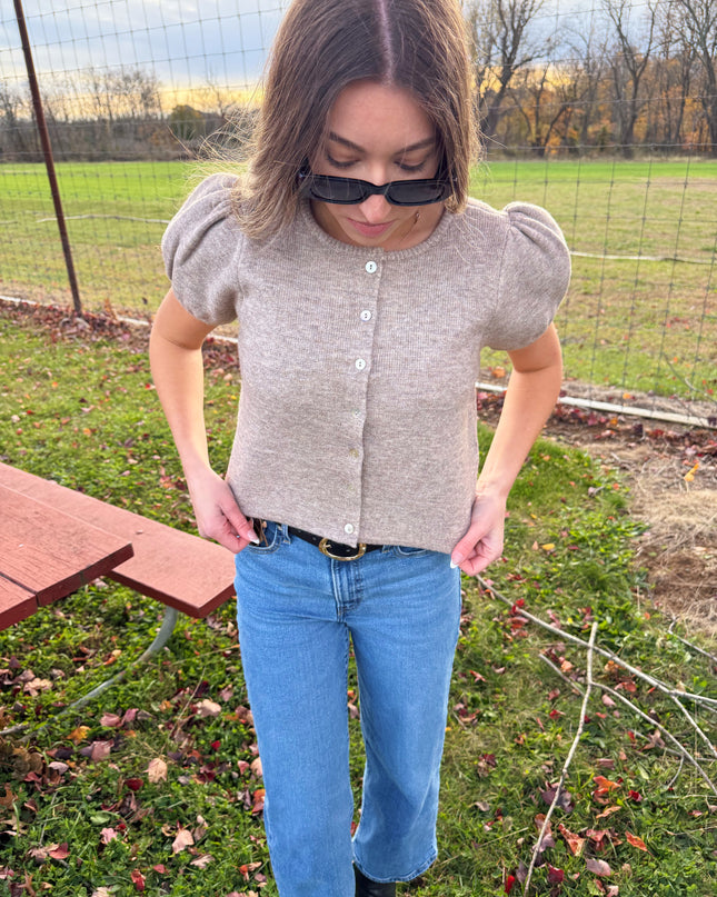 James Short Sleeve Sweater