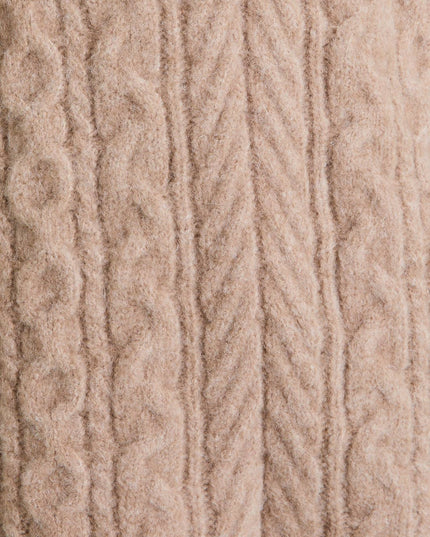 Cozy Cable Off Shoulder Sweater