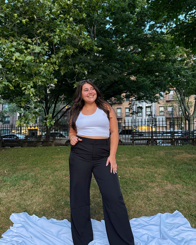 On The Go Wide Leg Trousers