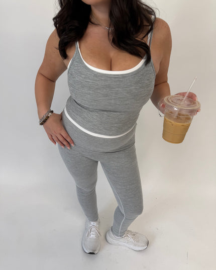 Contrast Double Layered Tank Top