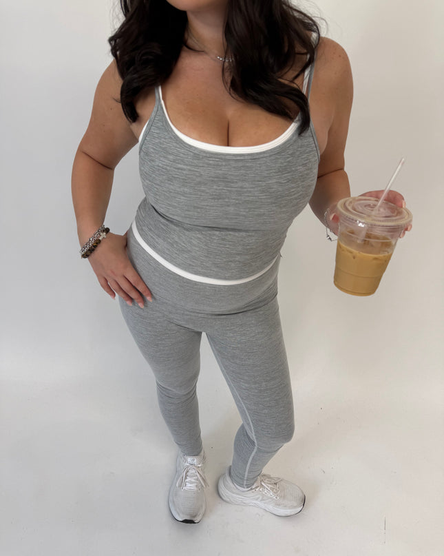 Contrast Double Layered Tank Top