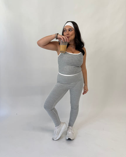 Contrast Double Layered Tank Top