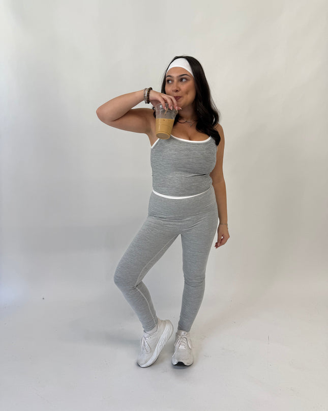 Contrast Double Layered Tank Top