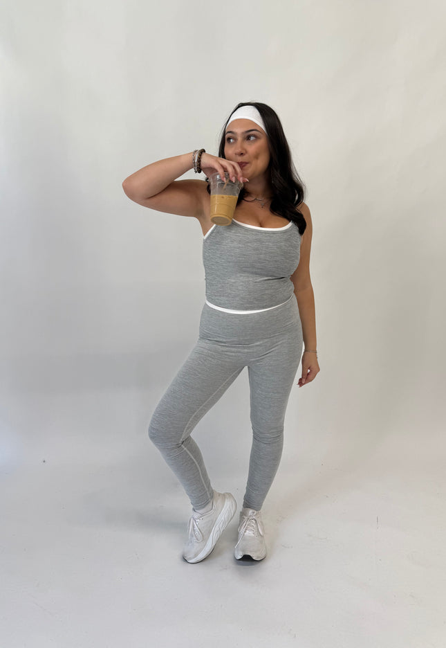 Contrast Double Layered Tank Top