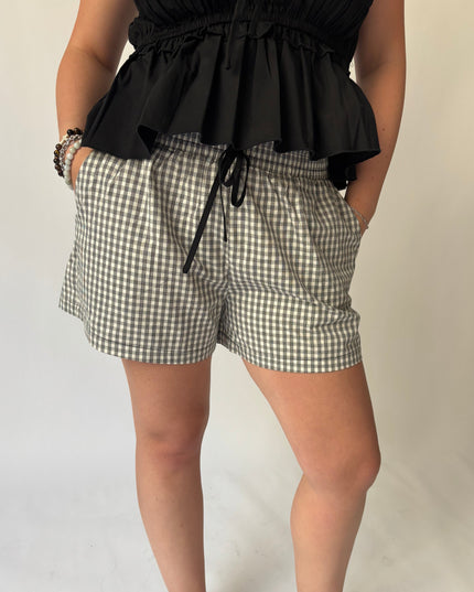 Mariella Plaid Shorts