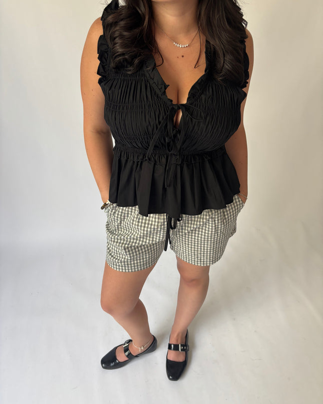 Mariella Plaid Shorts