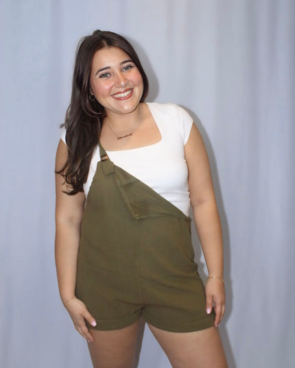 Raina Overall Romper