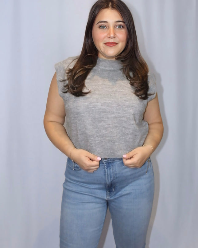 Amalia Cropped Knit Vest