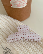 White Polka Dot