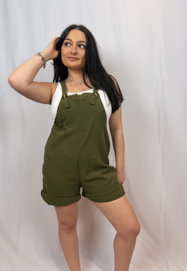 Raina Overall Romper
