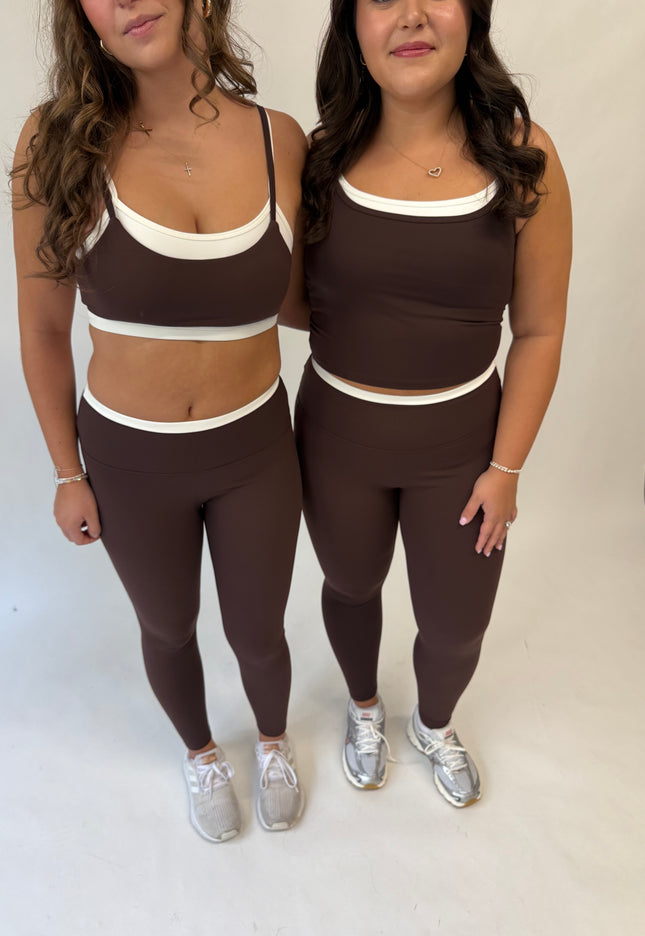 Contrast Binding Legging