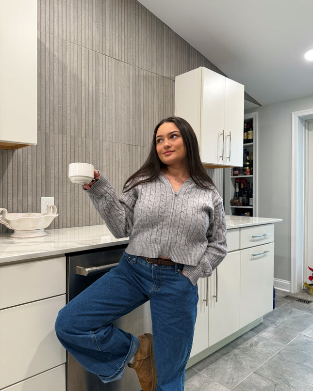 Quincy Zip Up Cardigan