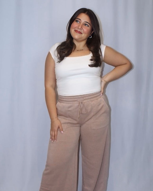Rylan Cozy Wide Leg Sweatpants