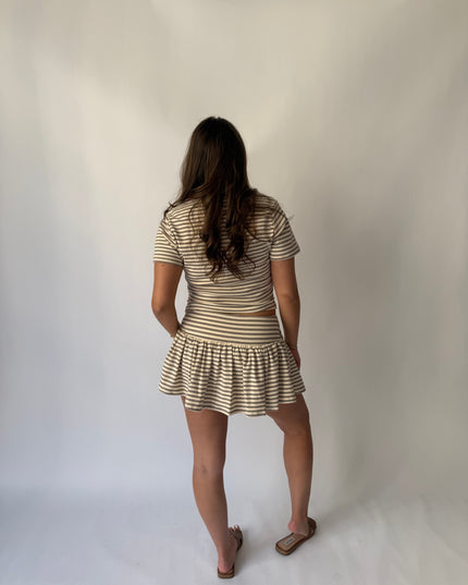Mila Striped Skort