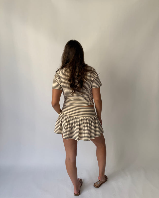 Mila Striped Skort