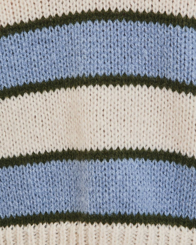 Blueberry Creme V-Neck Sweater